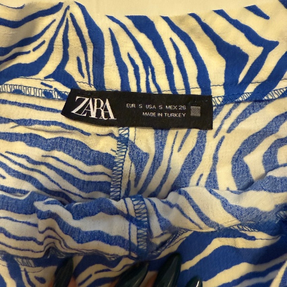 Zara animal print split skirt size S - Picture 3 of 4